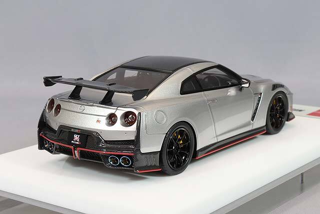 ミニカー　1/43 NISSAN GT-R NISMO 2024(アルティメイトメタルシルバー) [EM685C] 迷你車1/43 NISSAN GT-R Premium版T-spec 2024(Ultimate金屬銀色