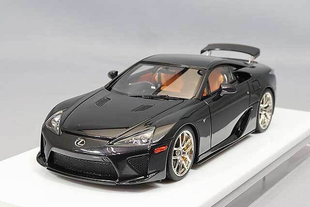 アイドロン 1/43 レクサス LFA 2010 リアウィングアップ パールグレー