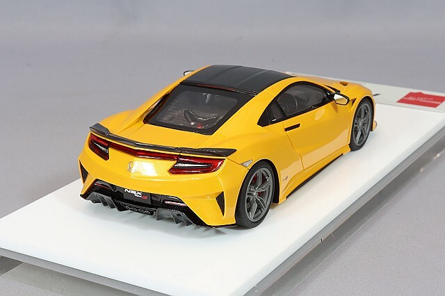 アイドロン 1/43 ホンダ NSX タイプS インディイエローパール2/リア 