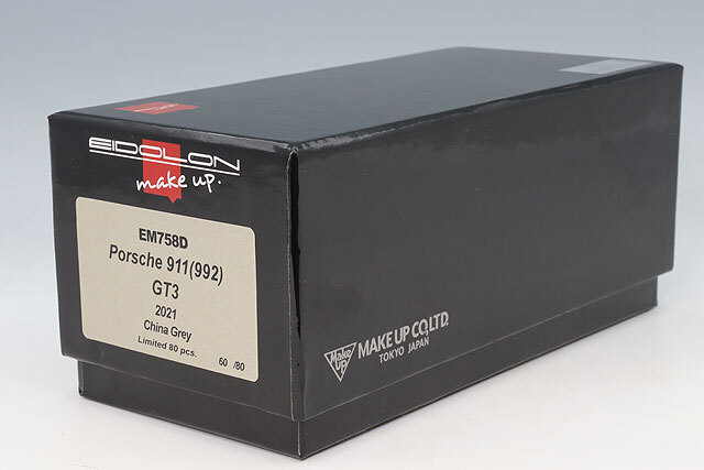 アイドロン 1/43 ポルシェ 911 (992) GT3 2021 チャイナグレー