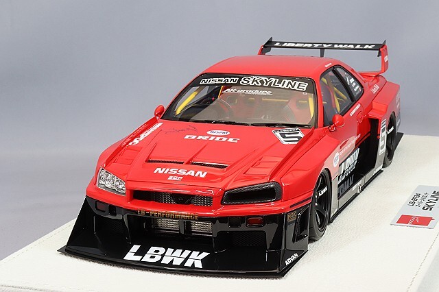 アイドロン 1/18 LB-ER34 スーパーシルエット スカイライン 2022 東京 