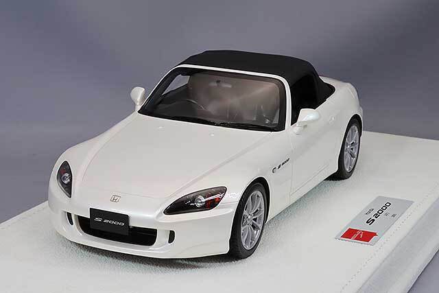 アイドロン 1/18 ホンダ S2000 (AP2) 2005 プラチナムホワイトパール