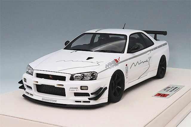 アイドロン 1/18 マインズ スカイライン GT-R (BNR34) V-spec N1