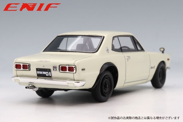 スカイライン 2000 GT-R ホワイト 1/43 ☆予約品☆ ENIF 1/43 日産 スカイライン 2000 GT-R 2ドア HT (KPGC10