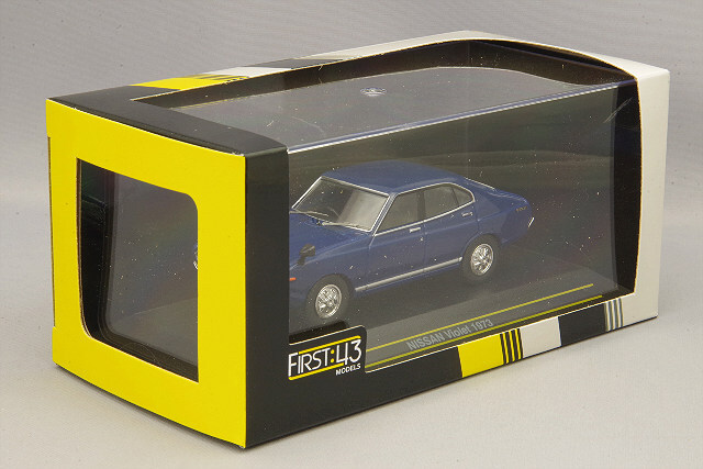 First43 1/43 日産 バイオレット 1973 ブルー