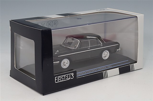 First43 1/43 トヨタ トヨペット クラウン 1962 シルバーブラック