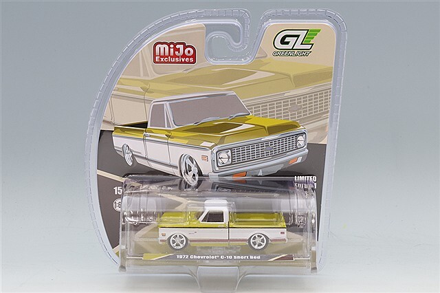 Mijo特注】 グリーンライト 1/64 1972 シボレー C-10 ショートベッド