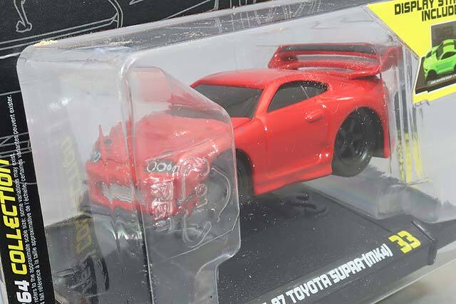 マイスト マッスルマシーン 1/64 1995 トヨタ スープラ (Mk4) レッド