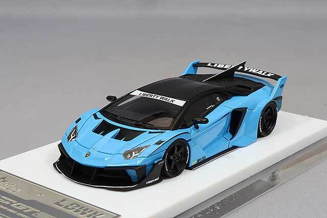 FuelMe Models 1/64 LB-シルエットワークス 700 GT EVO スカイブルー 