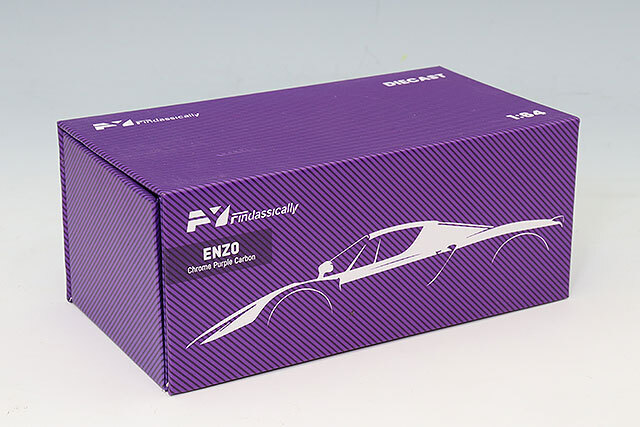 Finclassically 1/64 フェラーリ エンツォ クロームカーボンパープル