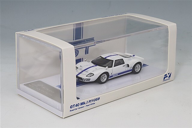 Finclassically 1/64 フォード GT40 Mk.I P1059 パールホワイト