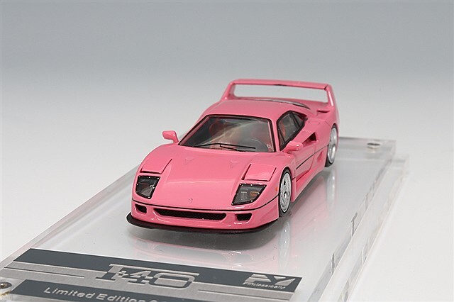 F40 GTE 1995 ピンク　1/64 ミニカー F40 GTE 1995 ピンク 1/64 ミニカー