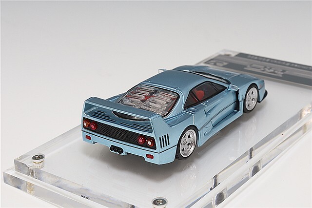 フェラーリ F40 ライトブルー 1/64 Finclassically 1/64 フェラーリ F40 アイスブルー