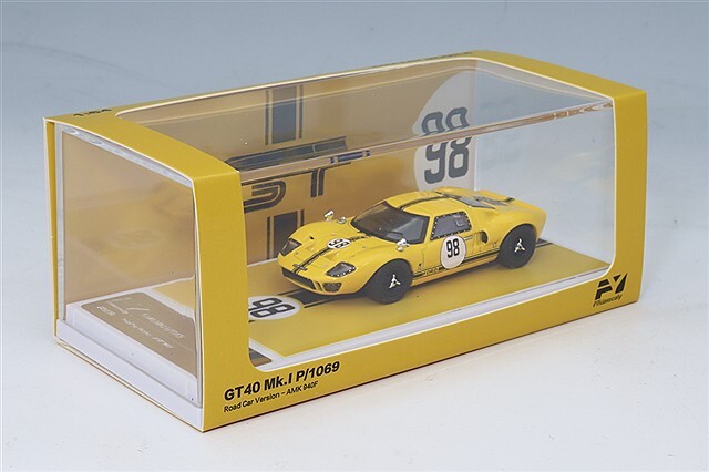 Finclassically 1/64 フォード GT40 Mk.I P1069 #98 イエロー