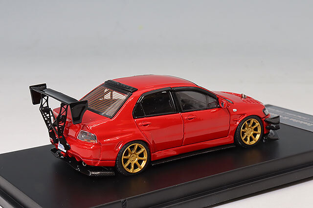 Finclassically 1/64 三菱 ランサー エボリューション IX 改 レッド