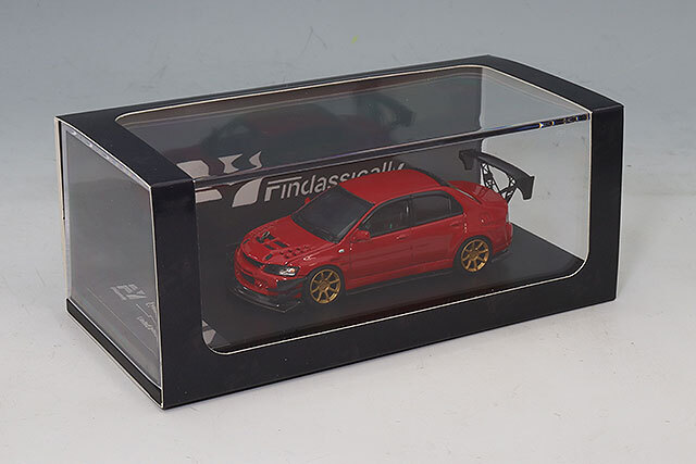 1/64 改 三菱ランサーエボリューションIX RPF1 Greddy 風 関村 Finclassically 1/64 三菱 ランサー エボリューション IX 改 レッド