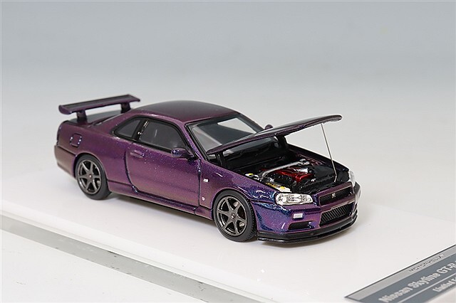 海外並行品 MOTORHELIX 1/64 日産 スカイライン GT-R (R34