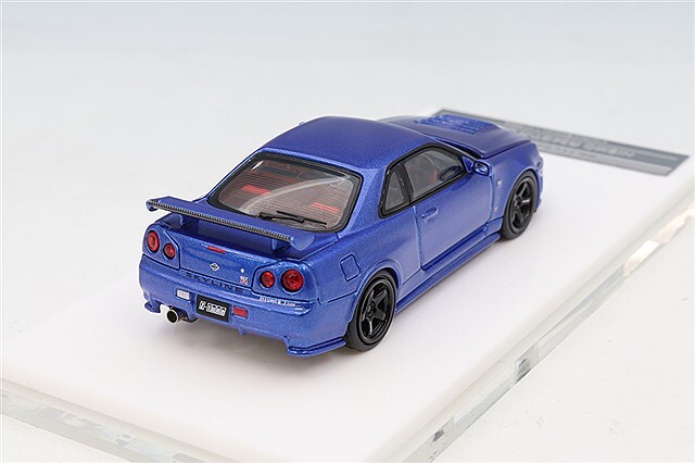 MOTORHELIX 1/64 ニスモ R34 GT-R Z-tune ベイサイドブルー
