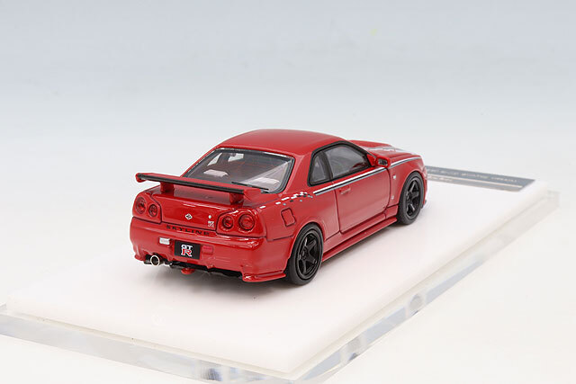 イグニッションモデル 1/64 スカイライン R34 GTR 限定レッド　未開封 MOTORHELIX 1/64 日産 スカイライン GT-R (R34) ニスモ カスタマイズ