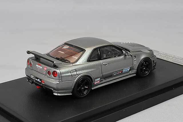 MOTORHELIX 1/64 日産 スカイライン GT-R R34 ニスモ CRS Ver. ガン