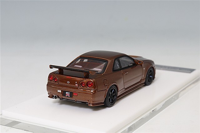 海外並行品 MOTORHELIX 1/64 日産 スカイライン GT-R (R34) メタリック