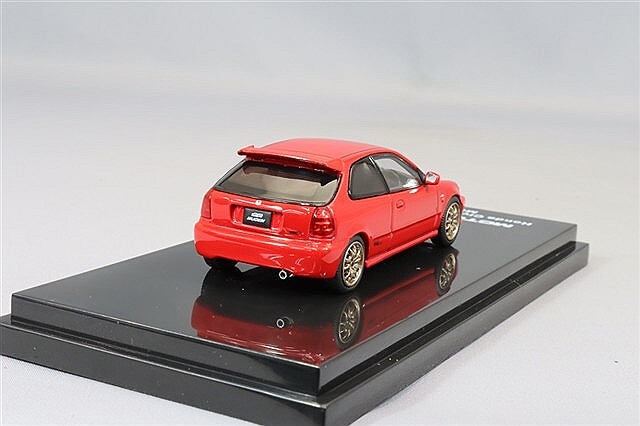 MOTORHELIX 1/64 ホンダ シビック タイプR (EK9) 無限 ミラノレッド