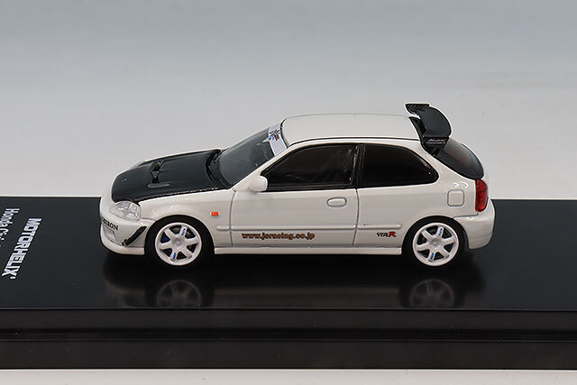 MOTORHELIX 1/64 ホンダ シビック タイプ R (EK9) J's Racing Livery