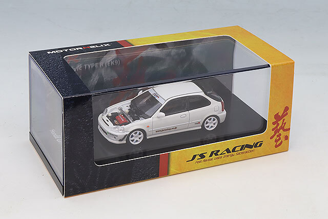 MOTORHELIX 1/64 ホンダ シビック タイプ R (EK9) J's Racing Livery