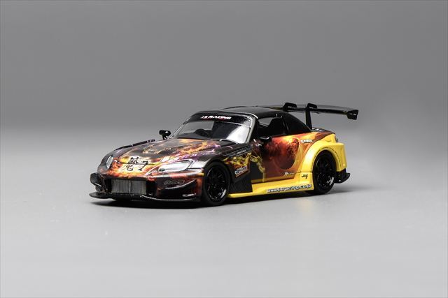 龍馬 ☆予約品☆ MOTORHELIX 1/64 ホンダ S2000 J's レーシング 魔王 2013