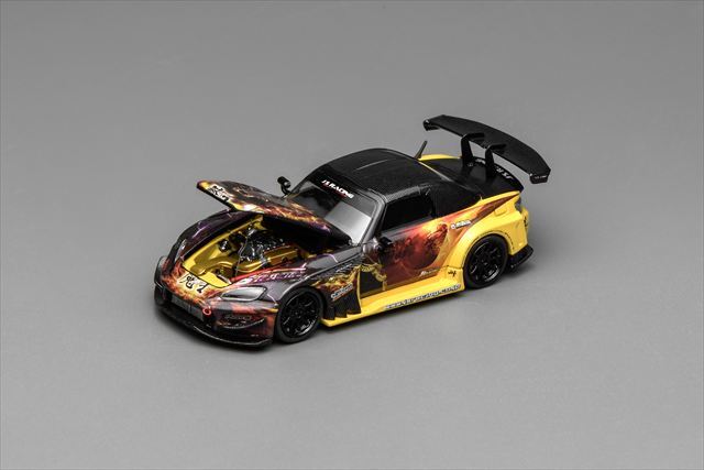 ☆予約品☆ MOTORHELIX 1/64 ホンダ S2000 J's レーシング 魔王 2013