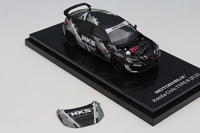 MOTORHELIX 1/64 ホンダ シビック タイプR (FL5) HKS リバリー マット