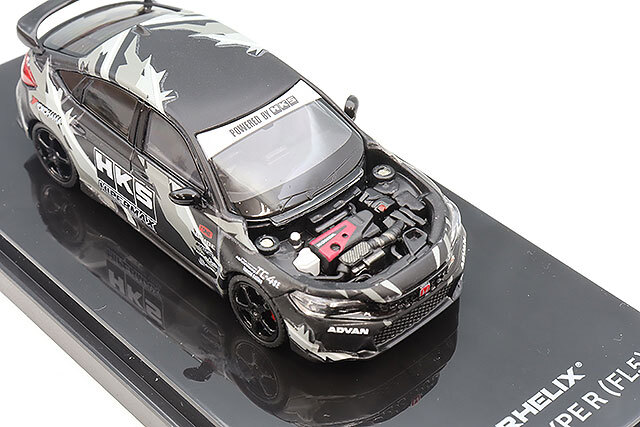 MOTORHELIX 1/64 ホンダ シビック タイプR (FL5) HKS リバリー マット