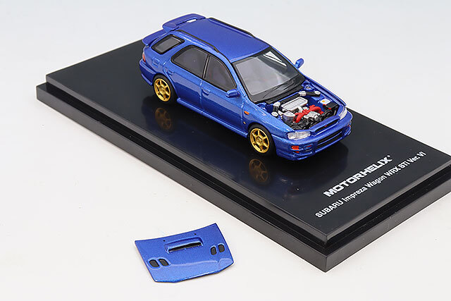 MOTORHELIX 1/64 スバル インプレッサ ワゴン WRX STi Ver. VI ラリー