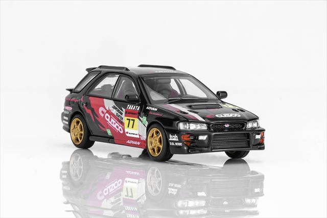 ☆予約品☆ MOTORHELIX 1/64 スバル インプレッサ ワゴン WRX STi ver