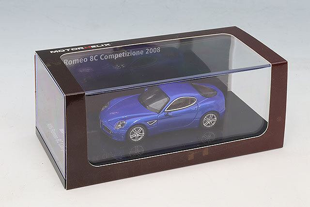 MOTORHELIX 1/64 アルファロメオ 8C コンペティツィオーネ 2008 Blu