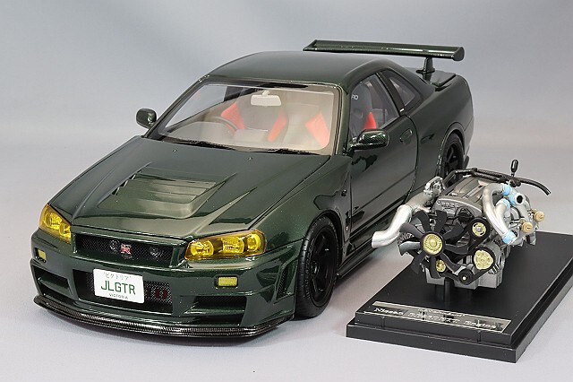 MOTORHELIX 1/18 日産 スカイライン GT-R R34 ニスモ CRS VER 