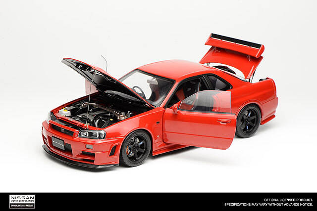 MOTORHELIX 日産 スカイライン GTR R34 1/18 MOTORHELIX 1/18 日産 スカイライン GT-R R34 ニスモ CUSTOMIZED
