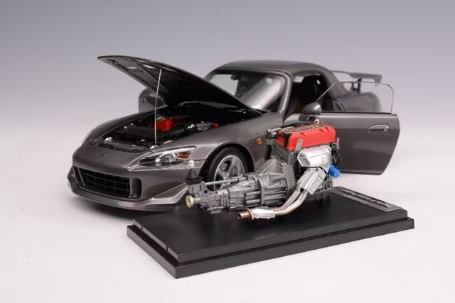 MOTORHELIX 1/18 ホンダ S2000 タイプS 2007 ムーンロックメタリック
