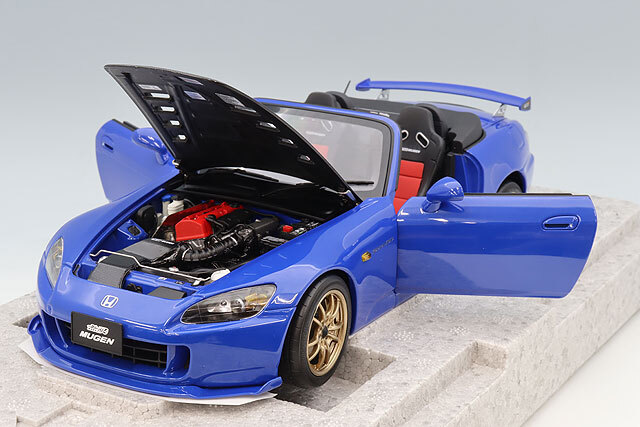 MOTORHELIX 1/18 ホンダ S2000 (AP2) 無限 MUGEN エーペックスブルー