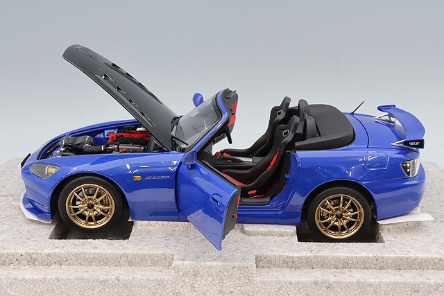 MOTORHELIX 1/18 ホンダ S2000 (AP2) 無限 MUGEN エーペックスブルー