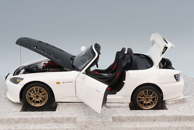 MOTORHELIX 1/18 ホンダ S2000 (AP2) 無限 プラチナムホワイトパール