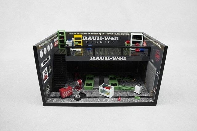 MOTORHELIX 1/64 RWB テーマガレージ ブラック