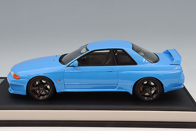 モットクマ　青　ブルー MOTORHELIX 1/18 日産 スカイライン GT-R (R32) カスタマイズ