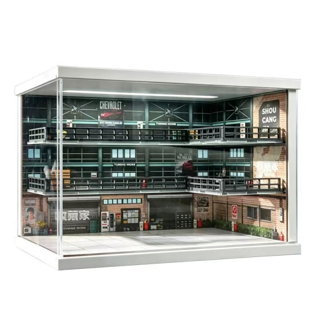 専用　ハウス　ジオラマ ☆予約品☆ 収蔵家 1/64 都市情景ジオラマ インダストリアル・ウェアハウス