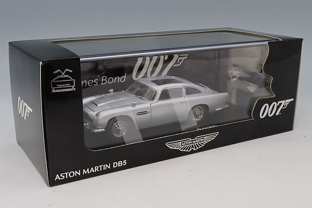 1/43 アストンマーチンDB5 フィギュア2体付き XiaoGuang MODEL 1/43 アストンマーティン DB5 1965 シルバー(007版)