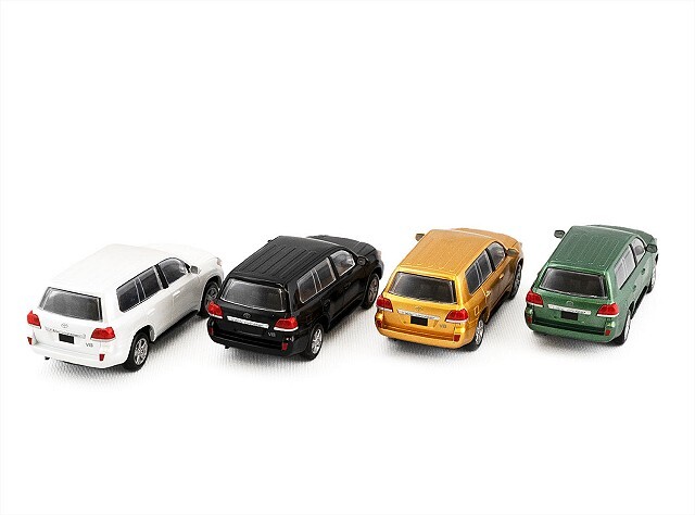 1/64 ウェザリング仕様 2台セット ディフェンダー ランドクルーザー エフトイズ 日本名車倶楽部13 1/64 トヨタ ランドクルーザー
