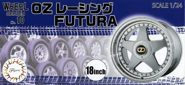 フジミ プラモデル 1/24 W10 OZレーシング FUTURA 18インチホイール