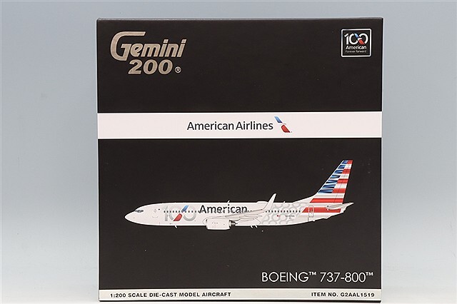 ジェミニ200 1/200 ボーイング 737-800W アメリカン航空 100周年記念