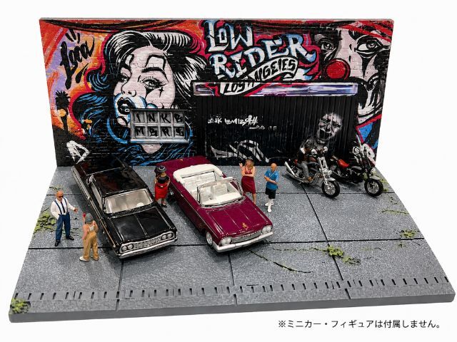 ☆予約品☆ アメリカンジオラマ 1/64 ストリートアート ジオラマ LA
