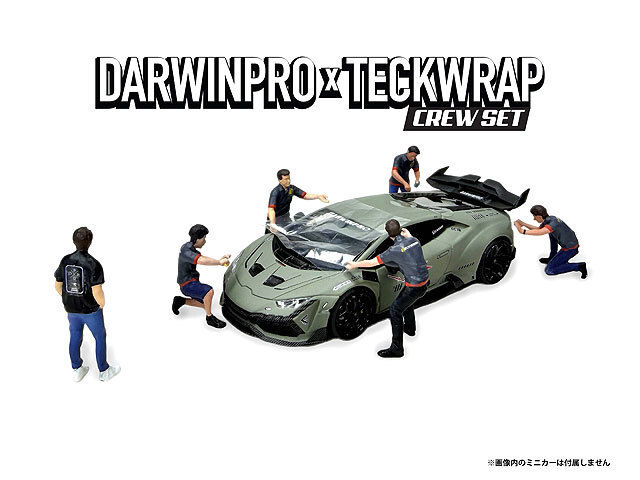 ☆予約品☆ アメリカンジオラマ 1/64 DarwinPro x Teckwrap クルー